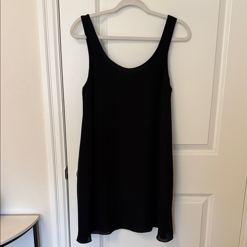 Wilfred Black Silk Sleeveless Shift